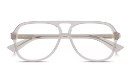 تسوق نظارات طبية واسعة طراز بايلوت بشريط العلامة بوتيغا فينيتا بلون رمادي شفاف أونلاين.