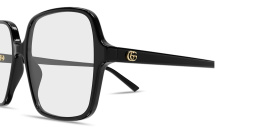GUCCI GG Oversized Square Eyeglasses in Black – Product Photo 3