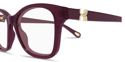 Shop Chloe Marcie Cat-Eye Eyeglasses in Burgundy online.