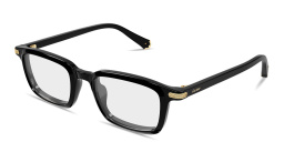 Shop Cartier Premiere de Cartier Rectangle Eyeglasses in Black online.