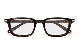 Shop Cartier Premiere de Cartier Rectangle Eyeglasses in Havana online.