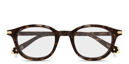 تسوق نظارات طبية بروميير دو كارتييه بإطار دائري للجنسين كارتييه بلون مموه أونلاين.