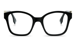 Shop FENDI FF Diamonds Square Eyeglasses in Black online.