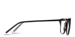 Shop EYE'M Logo Signature Square Eyeglasses in Black online.