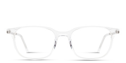Shop EYE'M Logo Signature Square Eyeglasses in Clear online.