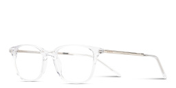 Shop EYE'M Logo Signature Square Eyeglasses in Clear online.