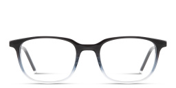 Shop EYE'M Logo Signature Square Eyeglasses in Gradient Grey online.