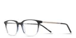 Shop EYE'M Logo Signature Square Eyeglasses in Gradient Grey online.