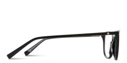 Shop EYE'M Logo Signature Cat-Eye Eyeglasses in Black online.