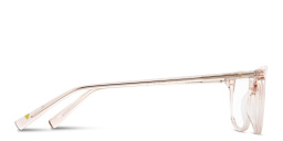 Shop EYE'M Logo Signature Cat-Eye Eyeglasses in Transparent light brown online.