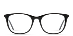 Shop EYE'M Engraved Logo Square Eyeglasses in Black online.