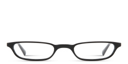 Shop EYE'M Logo Signature Unisex Rectangle Eyeglasses in Black online.