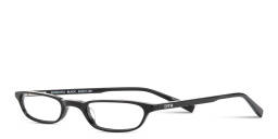 Shop EYE'M Logo Signature Unisex Rectangle Eyeglasses in Black online.