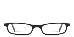 Shop EYE'M Logo Signature Unisex Rectangle Eyeglasses in Black online.