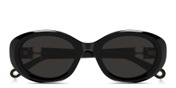 تسوق نظارات شمسية مارسي بإطار بيضاوي كلوي بلون أسود أونلاين.