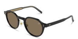 Shop Dunhill Studs Panthos Sunglasses in Black online.