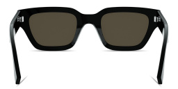 Shop FENDI Selleria Rectangle Sunglasses in Black online.