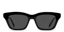 Shop LOEWE Slim Irregular Sunglasses in Black online.
