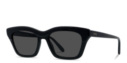 Shop LOEWE Slim Irregular Sunglasses in Black online.