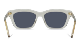 Shop LOEWE Slim Irregular Sunglasses in Transparent light brown online.