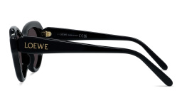 Shop LOEWE Slim Irregular Sunglasses in Black online.