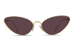LOEWE Signature Cat-Eye Sunglasses in Gold – Product Photo 1