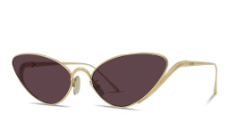 LOEWE Signature Cat-Eye Sunglasses in Gold – Product Photo 2