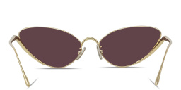 LOEWE Signature Cat-Eye Sunglasses in Gold – Product Photo 4