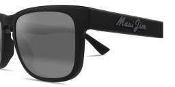 Maui Jim Kupulau Rectangle Sunglasses in Black – Product Photo 3