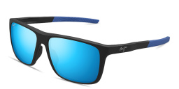 Shop Maui Jim Lehopulu Rectangle Sunglasses in Black online.
