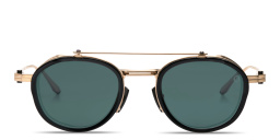 Shop AKONI Infinity Unisex Panthos Sunglasses in Gold online.