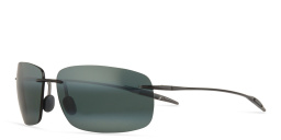 Maui Jim Breakwall Rimless Rectangle Sunglasses in Grey – Product Photo 2