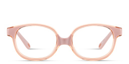 Shop SPIN ON8 Kids Round Eyeglasses in Transparent light brown online.