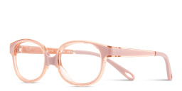 Shop SPIN ON8 Kids Round Eyeglasses in Transparent light brown online.