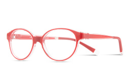 Shop SPIN ON8 Kids Panthos Eyeglasses in Transparent Red online.