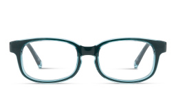 Shop SPIN ON8 Kids Rectangle Eyeglasses in Transparent Green online.