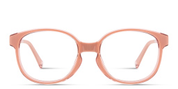 Shop SPIN ON8 Kids Round Eyeglasses in Transparent Pink online.