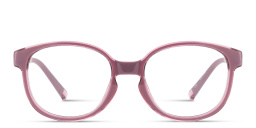 Shop SPIN ON8 Kids Round Eyeglasses in Transparent Purple online.