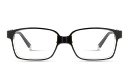 Shop SPIN ON8 Kids Rectangle Eyeglasses in Black online.