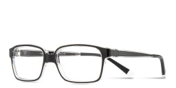 Shop SPIN ON8 Kids Rectangle Eyeglasses in Black online.