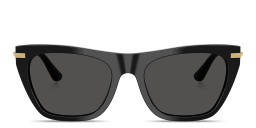 Shop Dolce & Gabbana DG Square Sunglasses in Black online.
