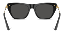 Shop Dolce & Gabbana DG Square Sunglasses in Black online.