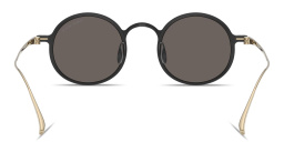 Shop GIORGIO ARMANI Logo Lettering Panthos Sunglasses in Matte Black online.