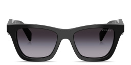 PRADA Logo Signature Butterfly Sunglasses in Black – Product Photo 1