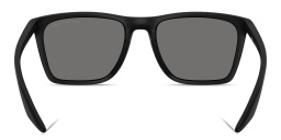 Prada Linea Rossa Logo Signature Pillow Sunglasses in Matte Black – Product Photo 4