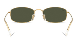 Shop Ray-Ban Logo Signature Unisex Irregular Sunglasses in Arista Gold online.