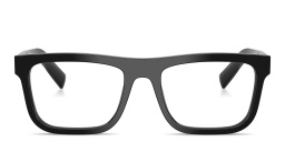 Shop PRADA Logo Signature Pillow Eyeglasses in Black online.