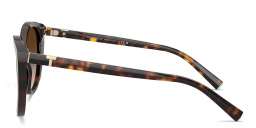 Shop TIFFANY Tiffany T Cat-Eye Sunglasses in Havana online.