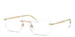 Shop Ray-Ban Optics Unisex Rimless Irregular Eyeglasses in Black online.