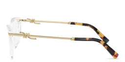 Shop TIFFANY Knot Pillow Eyeglasses in Clear online.